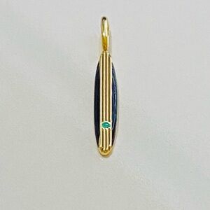 Gorjana 18k Gold Plated Brass Surfboard Parker Charm (never used)